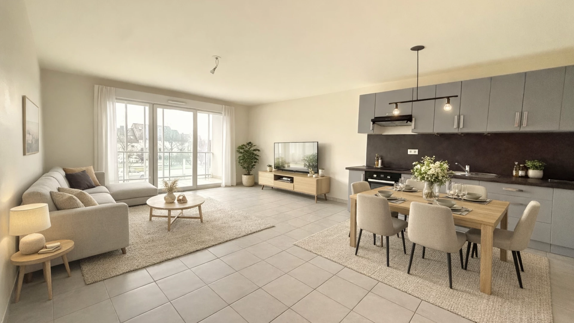 OSTWALD , beau 2 pièces de 56 m2 avec terrasse, parking.