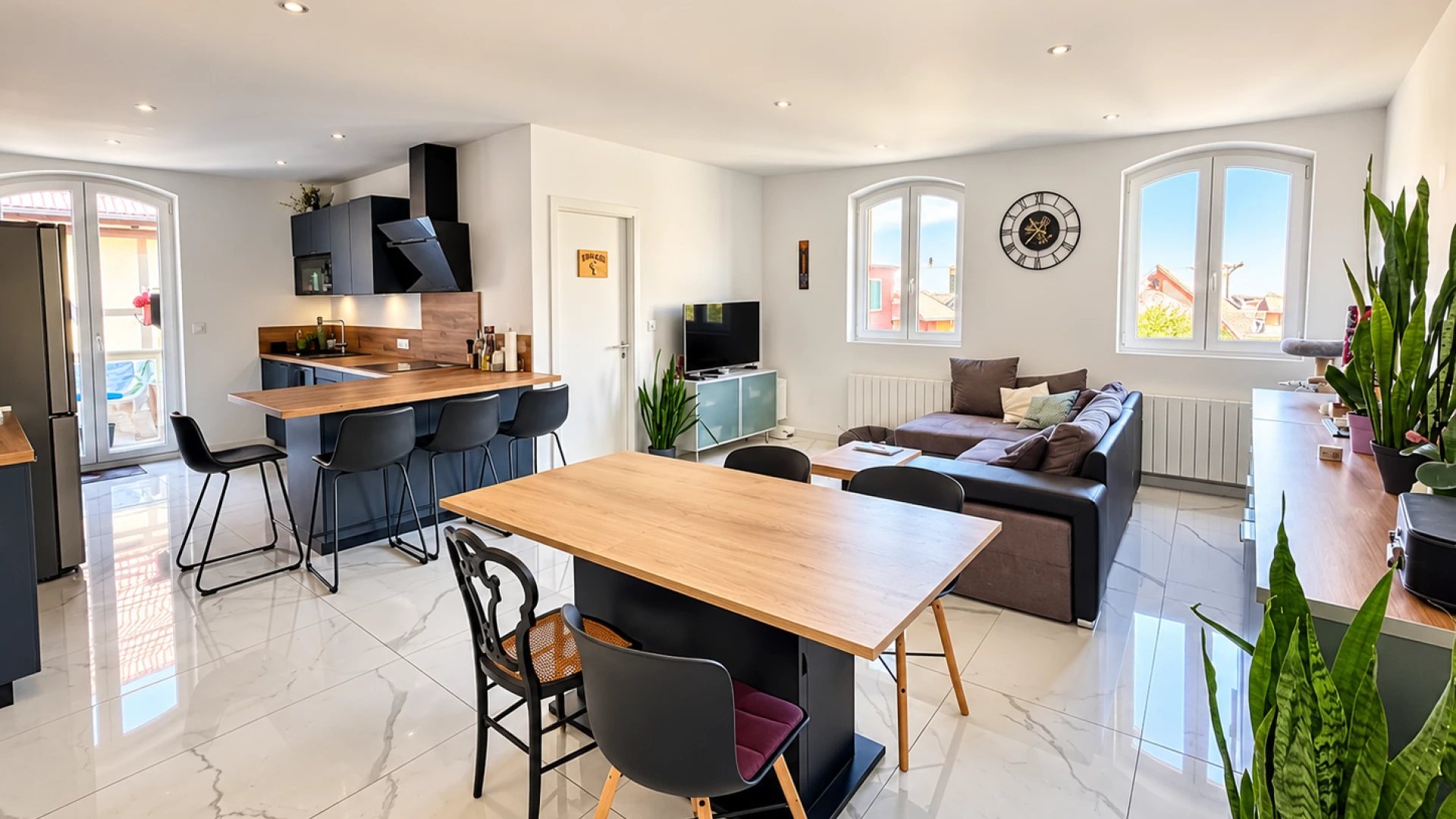 Superbe appartement 4 pièces lumineux de 92,7 m2 + parkings